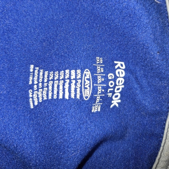 Reebok Golf Blue Pullover - Picture 2 of 7